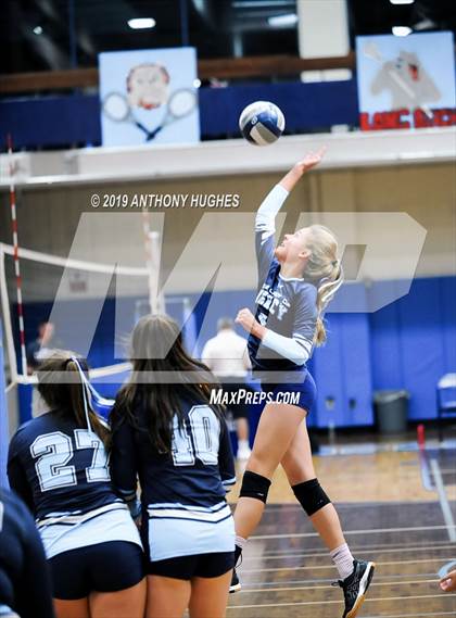 Thumbnail 2 in Our Lady of Mercy Academy vs. Baldwin (Long Beach Invitational) photogallery.