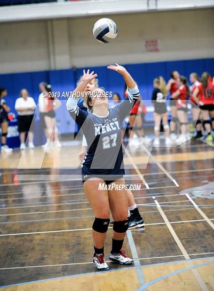 Thumbnail 1 in Our Lady of Mercy Academy vs. Baldwin (Long Beach Invitational) photogallery.