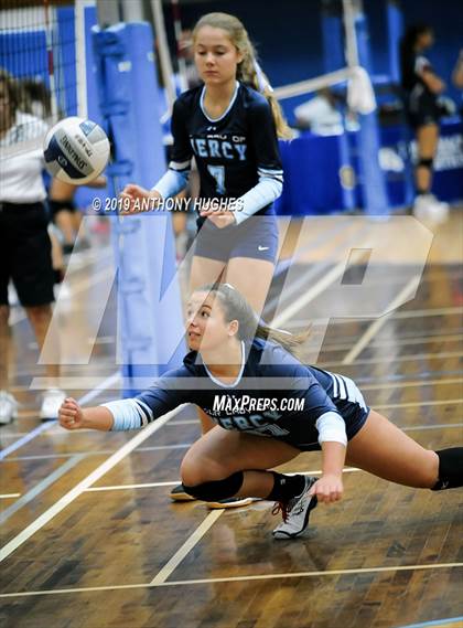 Thumbnail 2 in Our Lady of Mercy Academy vs. Baldwin (Long Beach Invitational) photogallery.