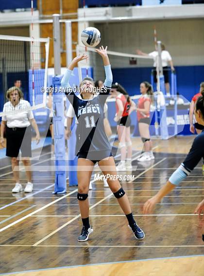 Thumbnail 3 in Our Lady of Mercy Academy vs. Baldwin (Long Beach Invitational) photogallery.