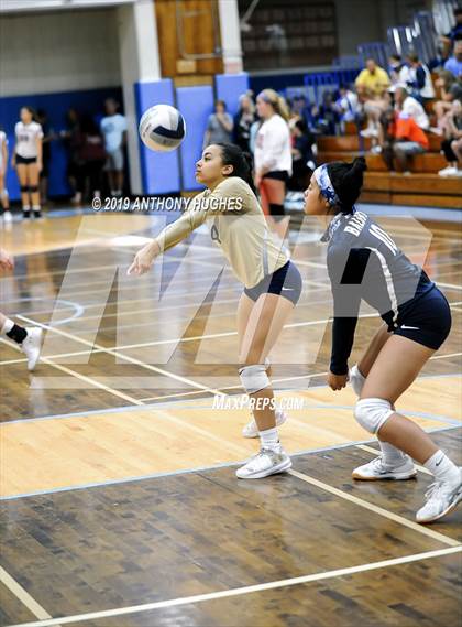 Thumbnail 2 in Our Lady of Mercy Academy vs. Baldwin (Long Beach Invitational) photogallery.