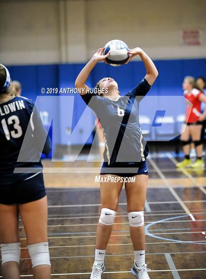 Thumbnail 2 in Our Lady of Mercy Academy vs. Baldwin (Long Beach Invitational) photogallery.