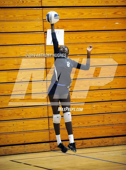 Thumbnail 3 in Our Lady of Mercy Academy vs. Baldwin (Long Beach Invitational) photogallery.