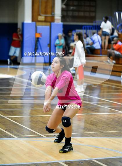 Thumbnail 3 in Our Lady of Mercy Academy vs. Baldwin (Long Beach Invitational) photogallery.