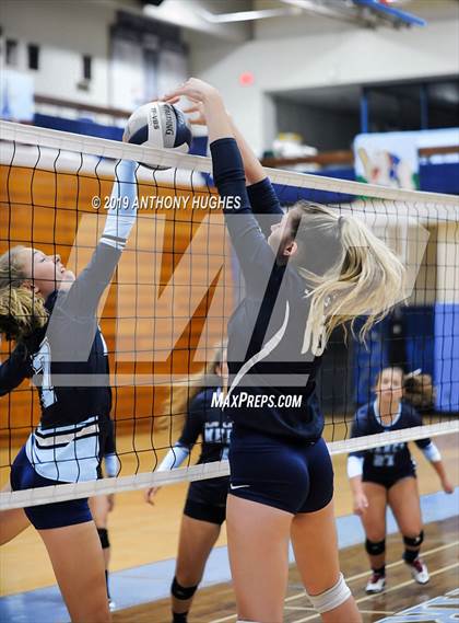 Thumbnail 2 in Our Lady of Mercy Academy vs. Baldwin (Long Beach Invitational) photogallery.