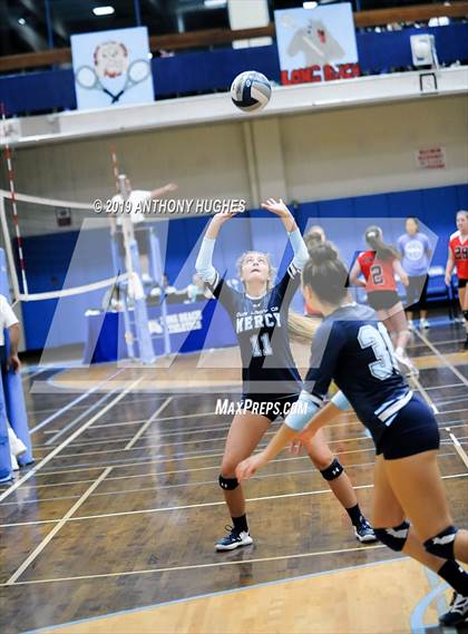 Thumbnail 2 in Our Lady of Mercy Academy vs. Baldwin (Long Beach Invitational) photogallery.