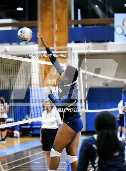 Thumbnail 3 in Our Lady of Mercy Academy vs. Baldwin (Long Beach Invitational) photogallery.