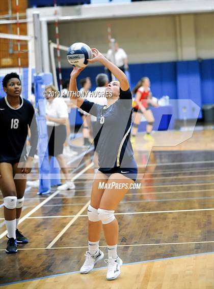 Thumbnail 1 in Our Lady of Mercy Academy vs. Baldwin (Long Beach Invitational) photogallery.