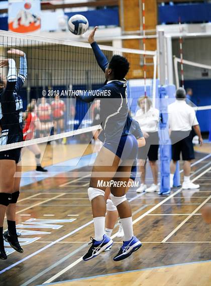 Thumbnail 3 in Our Lady of Mercy Academy vs. Baldwin (Long Beach Invitational) photogallery.