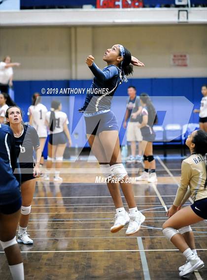 Thumbnail 2 in Our Lady of Mercy Academy vs. Baldwin (Long Beach Invitational) photogallery.