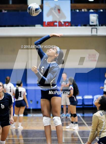 Thumbnail 3 in Our Lady of Mercy Academy vs. Baldwin (Long Beach Invitational) photogallery.