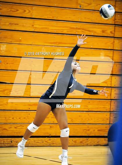 Thumbnail 2 in Our Lady of Mercy Academy vs. Baldwin (Long Beach Invitational) photogallery.