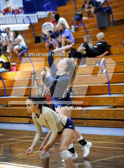 Thumbnail 1 in Our Lady of Mercy Academy vs. Baldwin (Long Beach Invitational) photogallery.