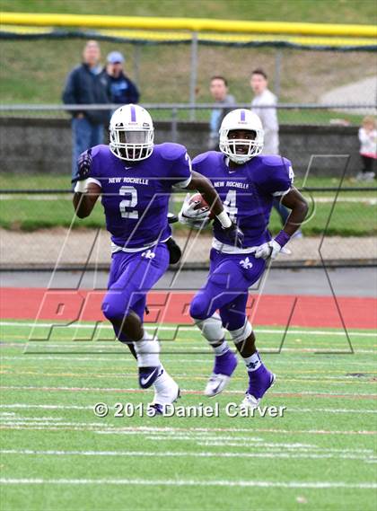 Thumbnail 2 in New Rochelle vs. John Jay-East Fishkill (Section 1 Class AA Final) photogallery.