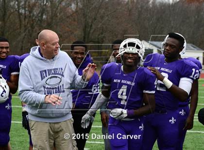 Thumbnail 2 in New Rochelle vs. John Jay-East Fishkill (Section 1 Class AA Final) photogallery.