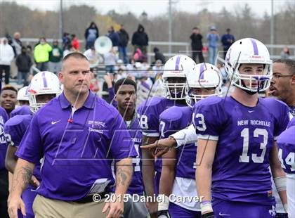 Thumbnail 2 in New Rochelle vs. John Jay-East Fishkill (Section 1 Class AA Final) photogallery.