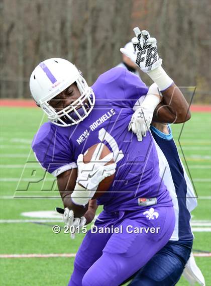 Thumbnail 2 in New Rochelle vs. John Jay-East Fishkill (Section 1 Class AA Final) photogallery.