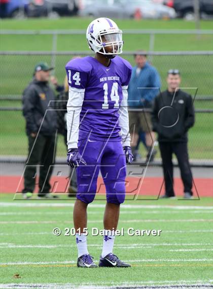 Thumbnail 2 in New Rochelle vs. John Jay-East Fishkill (Section 1 Class AA Final) photogallery.