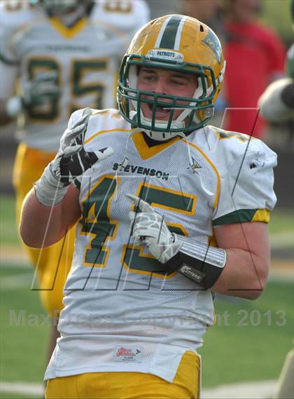 Thumbnail 3 in Stevenson @ Glenbard North (IHSA 8A Second Round Playoff) photogallery.