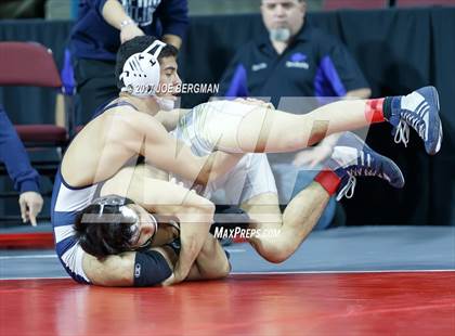 Thumbnail 2 in CIF State Boys Wrestling Championships (Day 1 - Consolation Round 4) photogallery.