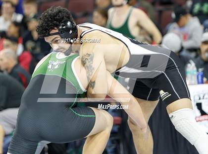 Thumbnail 2 in CIF State Boys Wrestling Championships (Day 1 - Consolation Round 4) photogallery.