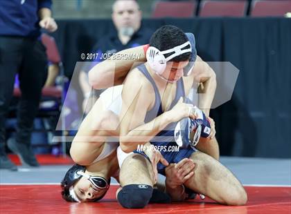 Thumbnail 3 in CIF State Boys Wrestling Championships (Day 1 - Consolation Round 4) photogallery.