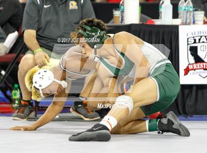 Thumbnail 2 in CIF State Boys Wrestling Championships (Day 1 - Consolation Round 4) photogallery.