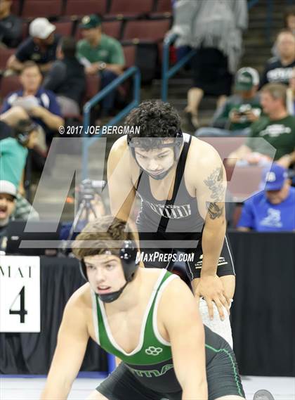 Thumbnail 2 in CIF State Boys Wrestling Championships (Day 1 - Consolation Round 4) photogallery.