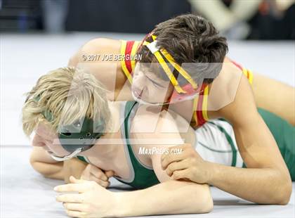Thumbnail 3 in CIF State Boys Wrestling Championships (Day 1 - Consolation Round 4) photogallery.