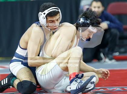 Thumbnail 3 in CIF State Boys Wrestling Championships (Day 1 - Consolation Round 4) photogallery.