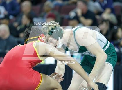 Thumbnail 2 in CIF State Boys Wrestling Championships (Day 1 - Consolation Round 4) photogallery.