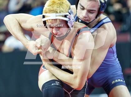 Thumbnail 3 in CIF State Boys Wrestling Championships (Day 1 - Consolation Round 4) photogallery.
