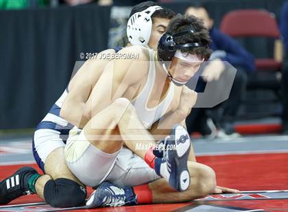 Thumbnail 2 in CIF State Boys Wrestling Championships (Day 1 - Consolation Round 4) photogallery.