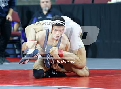 Thumbnail 2 in CIF State Boys Wrestling Championships (Day 1 - Consolation Round 4) photogallery.