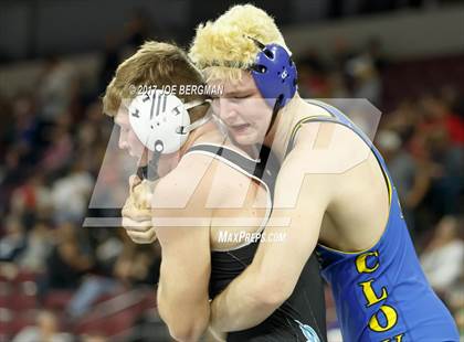 Thumbnail 3 in CIF State Boys Wrestling Championships (Day 1 - Consolation Round 4) photogallery.
