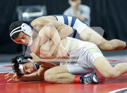 Thumbnail 2 in CIF State Boys Wrestling Championships (Day 1 - Consolation Round 4) photogallery.