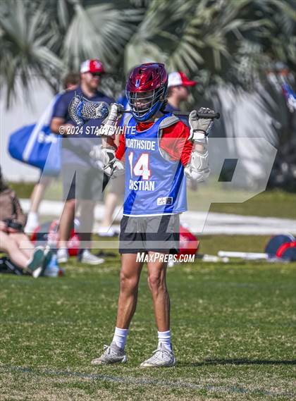 Thumbnail 1 in Sarasota vs Northside Christian (LAX Against Leukemia) photogallery.