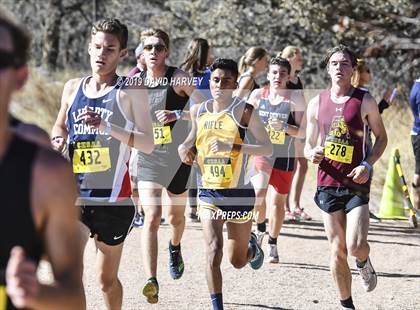 Thumbnail 1 in CHSAA 3A Cross Country Championships photogallery.