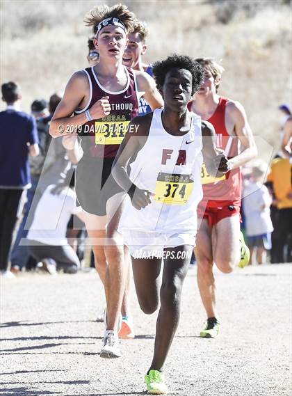 Thumbnail 3 in CHSAA 3A Cross Country Championships photogallery.