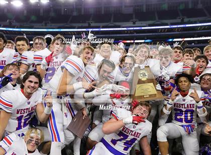 Thumbnail 1 in Westlake vs. Southlake Carroll (UIL 6A Division 1 Final) photogallery.