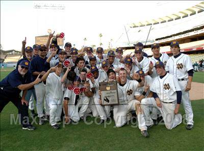 Thumbnail 2 in Notre Dame vs. South Hills (CIF SS D3 Final) photogallery.