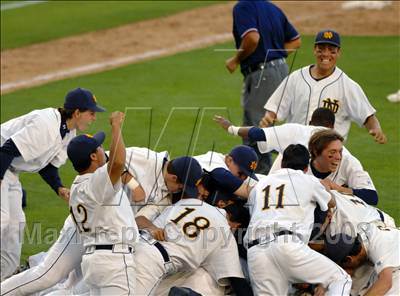 Thumbnail 1 in Notre Dame vs. South Hills (CIF SS D3 Final) photogallery.