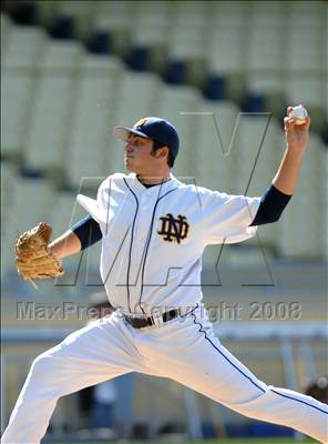 Thumbnail 1 in Notre Dame vs. South Hills (CIF SS D3 Final) photogallery.
