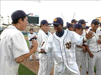 Thumbnail 3 in Notre Dame vs. South Hills (CIF SS D3 Final) photogallery.