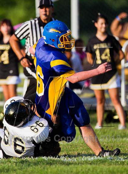 Thumbnail 3 in Mount Carmel Academy vs. Brazosport Christian photogallery.