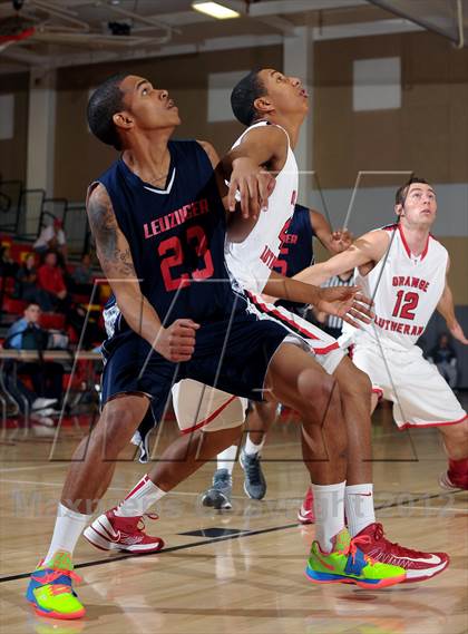 Thumbnail 1 in Leuzinger vs. Orange Lutheran (MaxPreps Holiday Classic) photogallery.