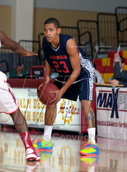 Thumbnail 1 in Leuzinger vs. Orange Lutheran (MaxPreps Holiday Classic) photogallery.
