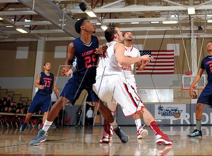 Thumbnail 1 in Leuzinger vs. Orange Lutheran (MaxPreps Holiday Classic) photogallery.