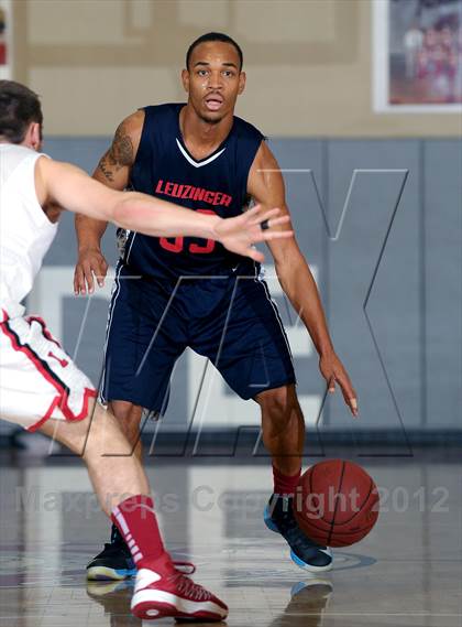 Thumbnail 1 in Leuzinger vs. Orange Lutheran (MaxPreps Holiday Classic) photogallery.