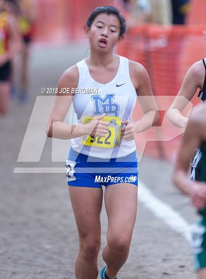 Thumbnail 1 in CIF State Cross Country Championships (Girls D3 Race) photogallery.